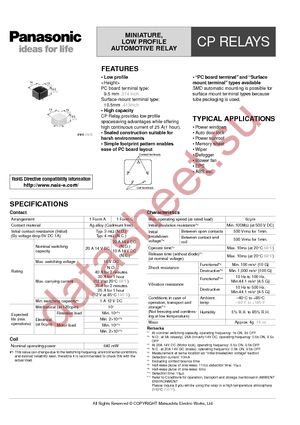 CP1-12V datasheet  